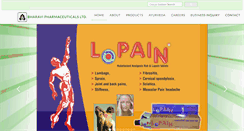 Desktop Screenshot of bharavipharmaceuticals.com